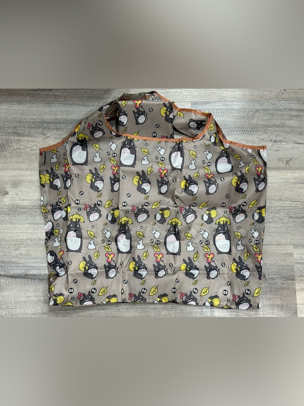 Studio Ghibli Totoro Reusable Foldable Tote Bag - Blue 15x20inches
